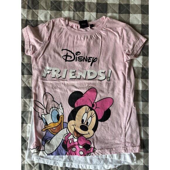 Disney Junior Girls Minnie Mouse T-shirts Short Long Sleeves Size 5/6 Lot Of 6 - Picture 2 of 8